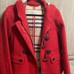 Burberry Pea coat with hood-